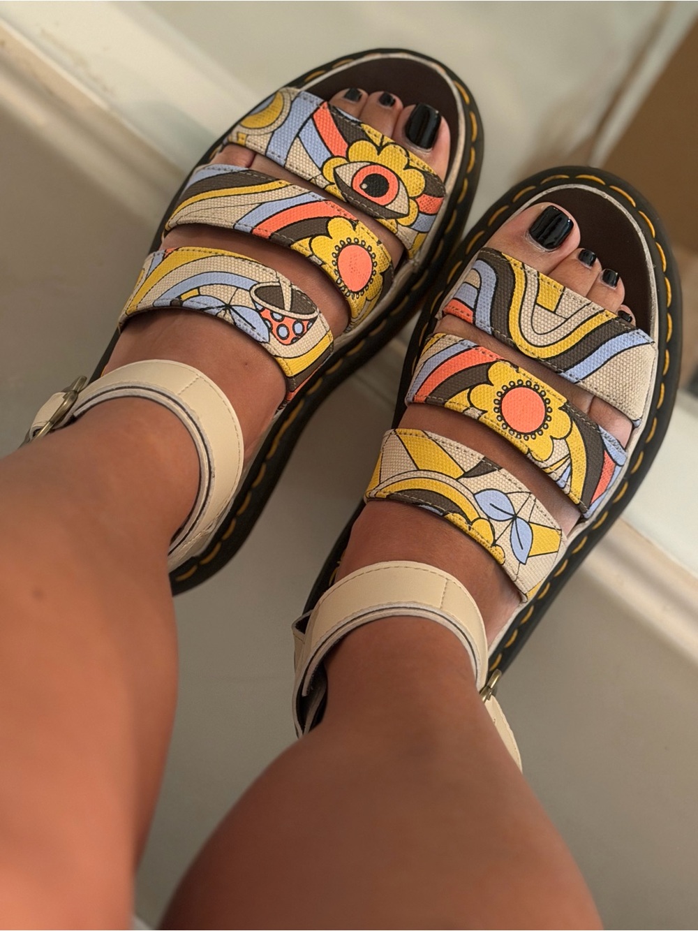 Dr. Marten Vegan Clarissa ll Retro Canvas Sandals